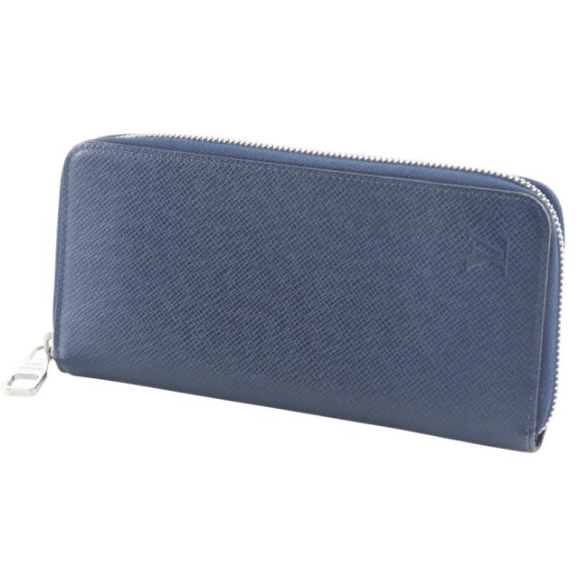 LOUIS VUITTON ルイ・ヴィトン ジッピーウォレット･ヴェルティカル M32837 タイガ オセアン 紺_1