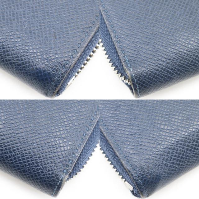 LOUIS VUITTON ルイ・ヴィトン ジッピーウォレット･ヴェルティカル M32837 タイガ オセアン 紺_3