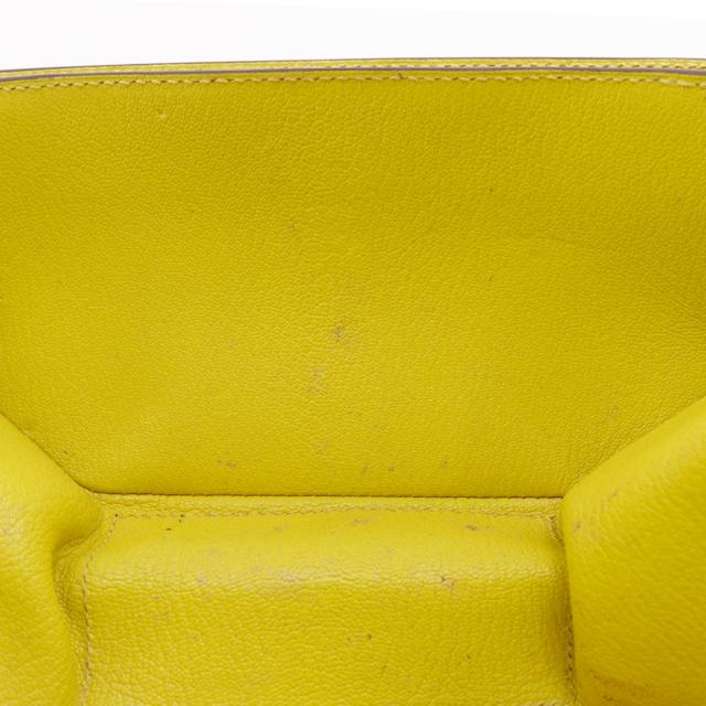 HERMES エルメス オプリ 071966CK シェーブル ライム 黄緑 クラッチバッグ レディース_9