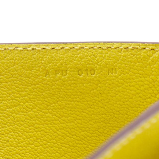 HERMES エルメス オプリ 071966CK シェーブル ライム 黄緑 クラッチバッグ レディース_17