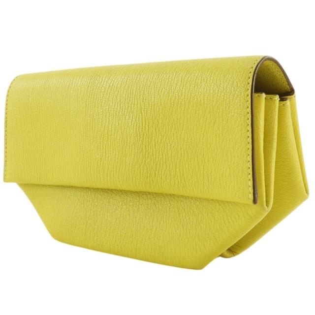HERMES エルメス オプリ 071966CK シェーブル ライム 黄緑 クラッチバッグ レディース_1