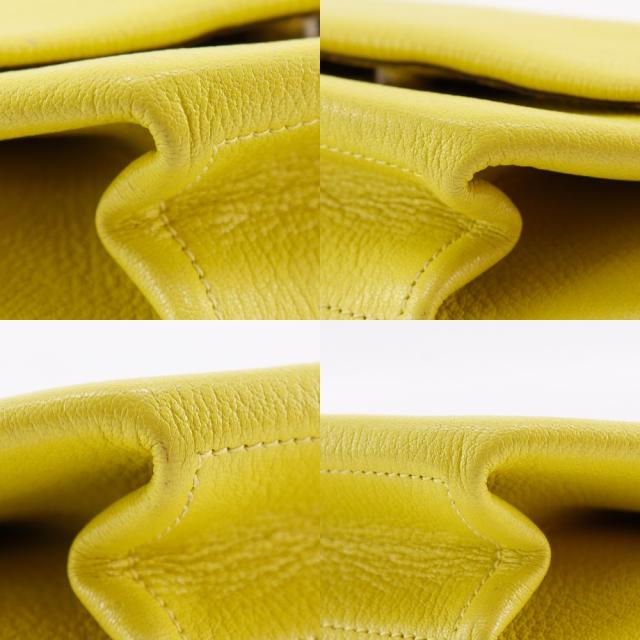 HERMES エルメス オプリ 071966CK シェーブル ライム 黄緑 クラッチバッグ レディース_3