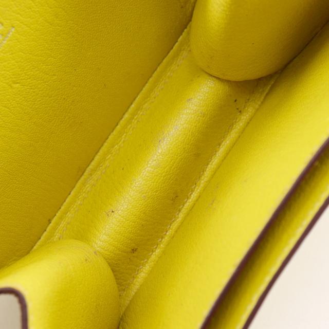 HERMES エルメス オプリ 071966CK シェーブル ライム 黄緑 クラッチバッグ レディース_4