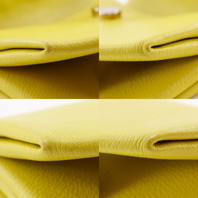 HERMES エルメス オプリ 071966CK シェーブル ライム 黄緑 クラッチバッグ レディース_7