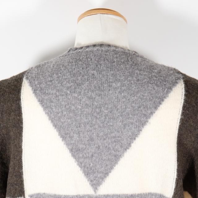 MONCLER モンクレール AGLIONE TRICOT GIROCOLLO B20912009400 ウール グレー セーター メンズ_3