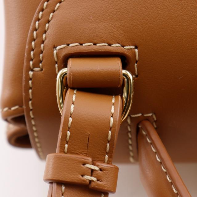 POLENE ポレーヌ Numero Un Nano 2WAYショルダー カーフ 茶 ハンドバッグ レディース 【中古】_12