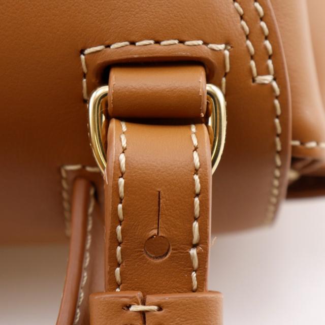 POLENE ポレーヌ Numero Un Nano 2WAYショルダー カーフ 茶 ハンドバッグ レディース 【中古】_13