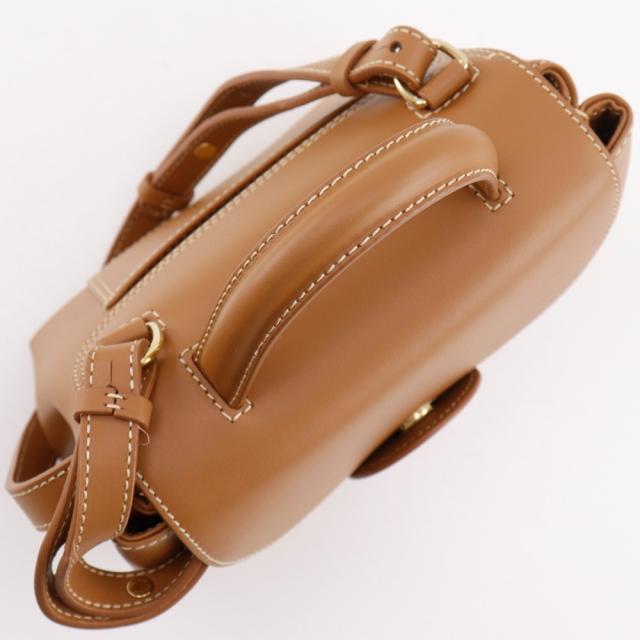 POLENE ポレーヌ Numero Un Nano 2WAYショルダー カーフ 茶 ハンドバッグ レディース 【中古】_7