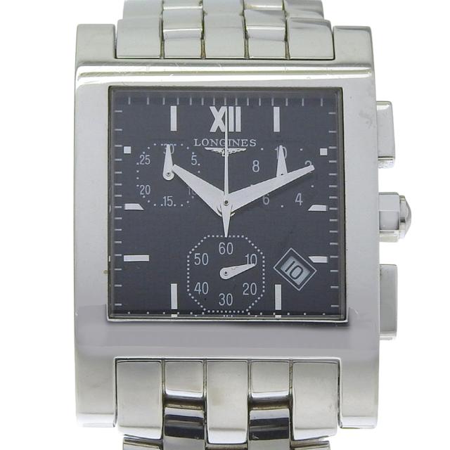 LONGINES ロンジン ドルチェビータ L5.668.4 SS クオーツ アナログ表示 黒文字盤 腕時計