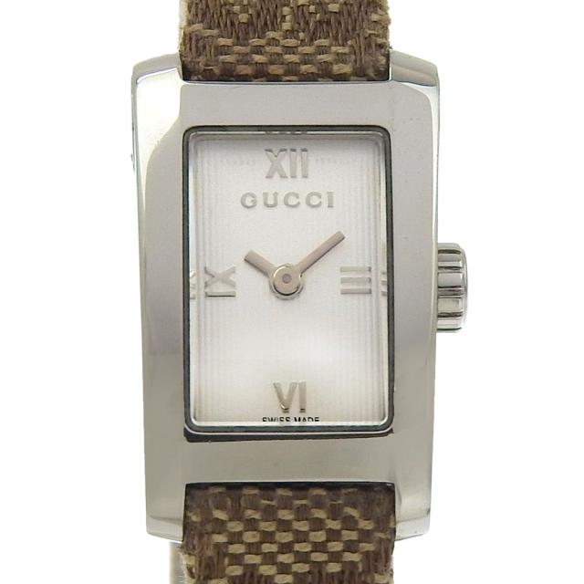 GUCCI グッチ 8600L SS クオーツ アナログ表示 シルバー文字盤 腕時計 レディース 【中古】