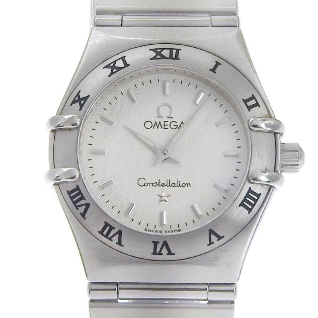 OMEGA オメガ コンステレーション ミニ 1562.30 SS クオーツ アナログ表示 ホワイト文字盤