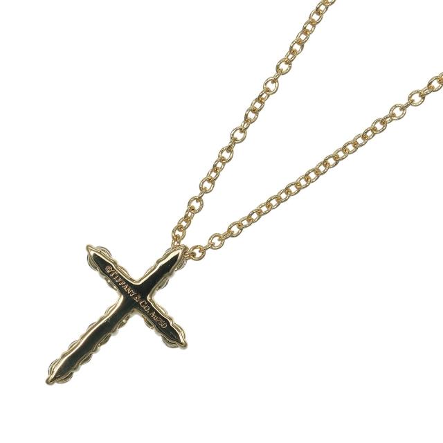 TIFFANY&amp;Co. ティファニー クロス XS K18イエローゴールド ネックレス 2.22g レディース_2