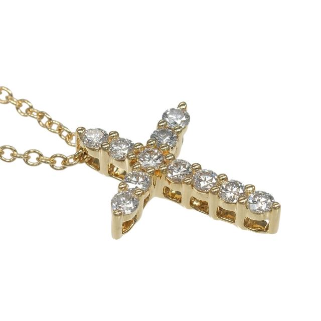 TIFFANY&amp;Co. ティファニー クロス XS K18イエローゴールド ネックレス 2.22g レディース_4