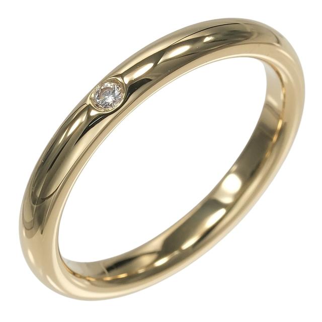 TIFFANY&Co. ティファニー スタッキングバンド K18イエローゴールド 11号 リング・指輪 3.86g