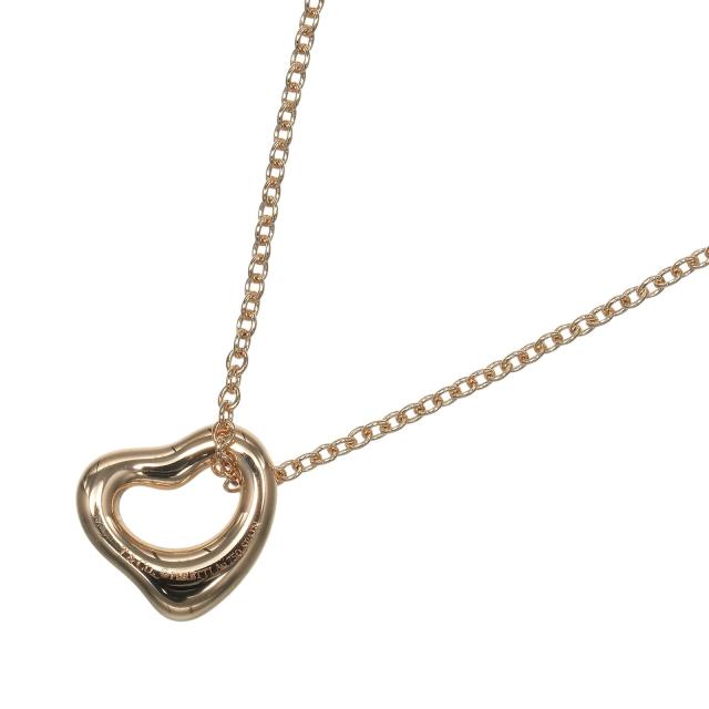 TIFFANY&Co. ティファニー オープンハート K18ピンクゴールド ネックレス 1.6g レディース_2