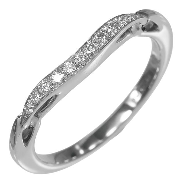 BVLGARI ブル小峡谷 インコントロダモーレ Pt950プラチナ 7号 輪っか・指環 2.85g レディース