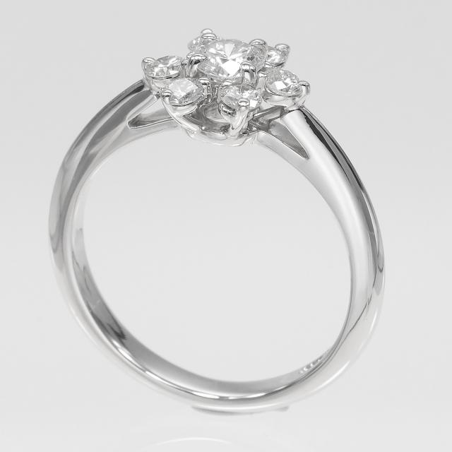 TIFFANY&amp;Co. ティファニー バターカップ Pt950プラチナ 7.5号 リング・指輪 3.8g レディース_2