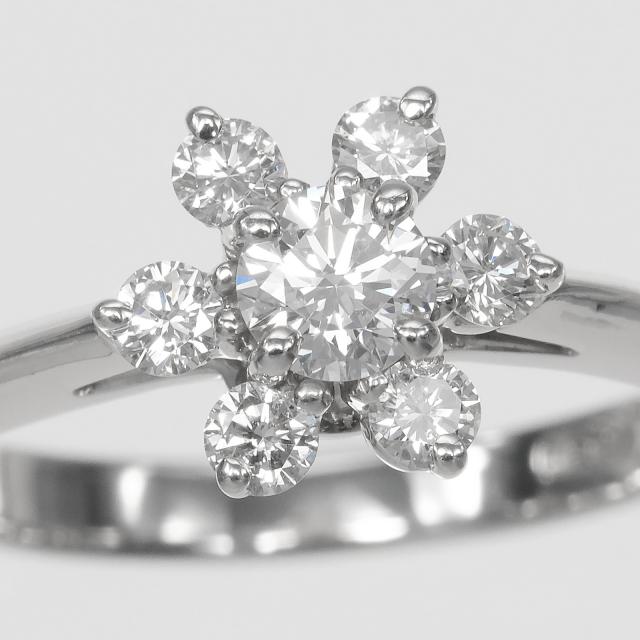 TIFFANY&amp;Co. ティファニー バターカップ Pt950プラチナ 7.5号 リング・指輪 3.8g レディース_4