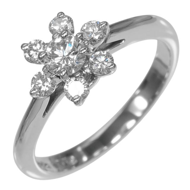 TIFFANY&Co. ティファニー バターカップ Pt950プラチナ 7.5号 リング・指輪 3.8g レディース