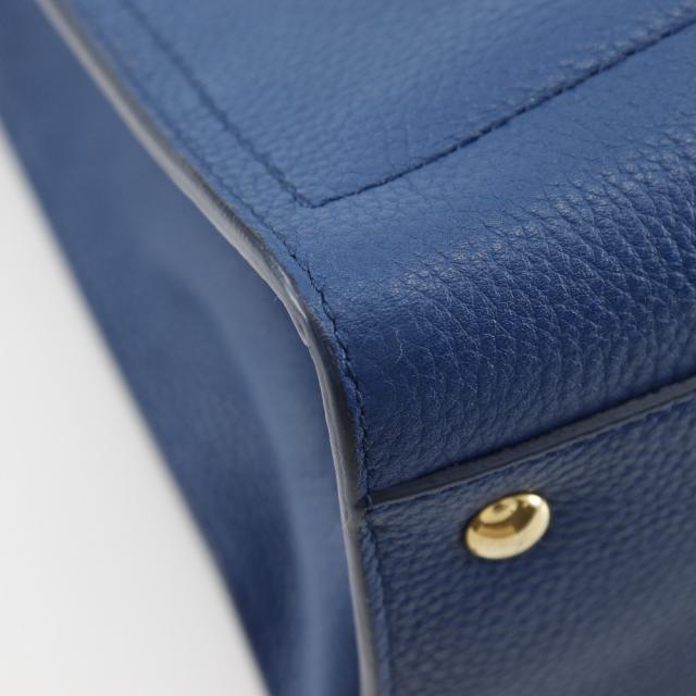 Salvatore Ferragamo サルヴァトーレフェラガモ エイミー GG-21F216 カーフ 青 トートバッグ_3