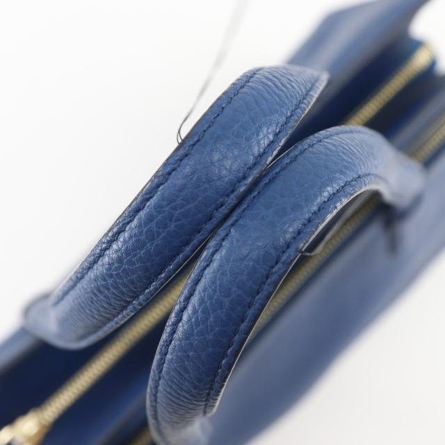 Salvatore Ferragamo サルヴァトーレフェラガモ エイミー GG-21F216 カーフ 青 トートバッグ_5