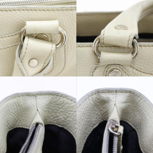 CELINE セリーヌ ブギーバック カーフ ベージュ ハンドバッグ レディース 【中古】_7