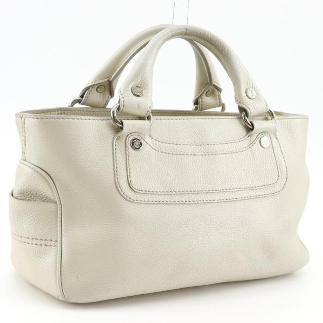 CELINE セリーヌ ブギーバック カーフ ベージュ ハンドバッグ レディース 【中古】_2