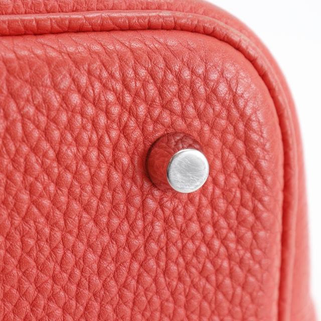 HERMES エルメス ピコタンロック22 MM トリヨンクレマンス 赤 ハンドバッグ レディース_12