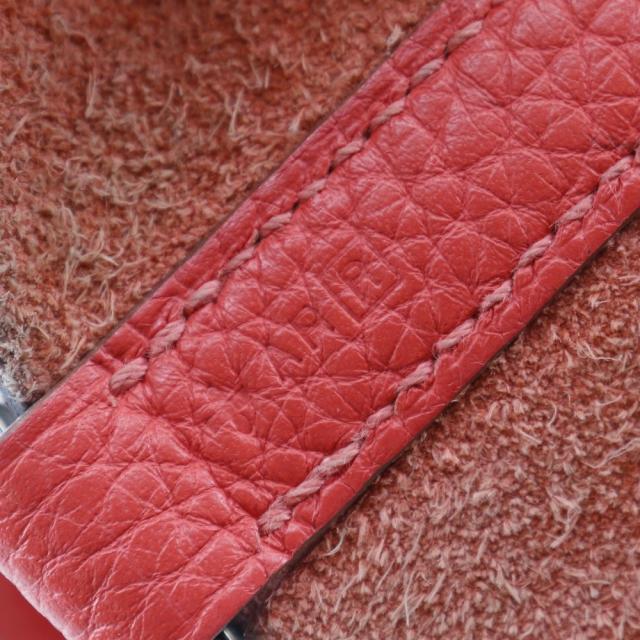 HERMES エルメス ピコタンロック22 MM トリヨンクレマンス 赤 ハンドバッグ レディース_14