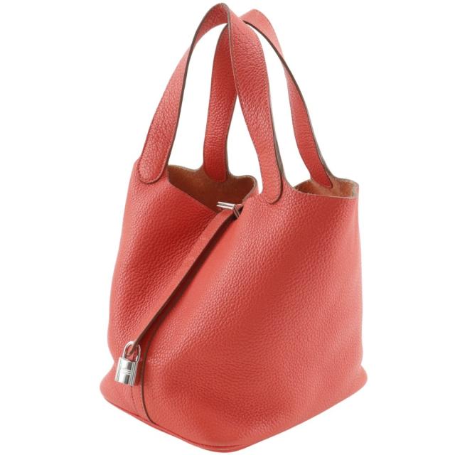 HERMES エルメス ピコタンロック22 MM トリヨンクレマンス 赤 ハンドバッグ レディース_1