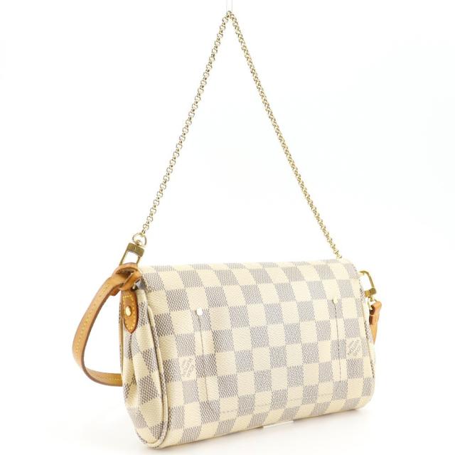 LOUIS VUITTON ルイ・ヴィトン フェイボリットPM N41277 ダミエアズールキャンバス 白_2