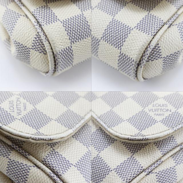 LOUIS VUITTON ルイ・ヴィトン フェイボリットPM N41277 ダミエアズールキャンバス 白_3