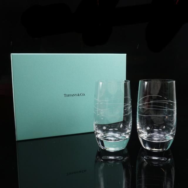 TIFFANY&amp;Co. ティファニー カデンツ タンブラー 2個 食器 _ 【中古】