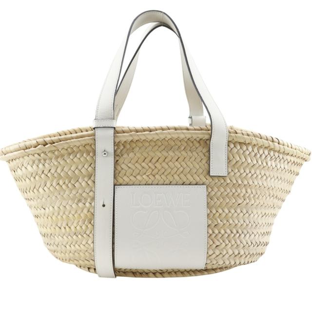 LOEWE ロエベ バスケットバッグ かごバッグ ラフィア ベージュ トートバッグ レディース