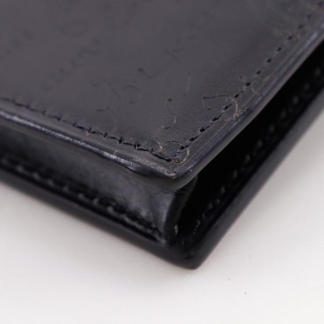 Berluti ベルルッティ サンタル フラップ カリグラフィ カーフ 黒 長財布 メンズ 【中古】_10