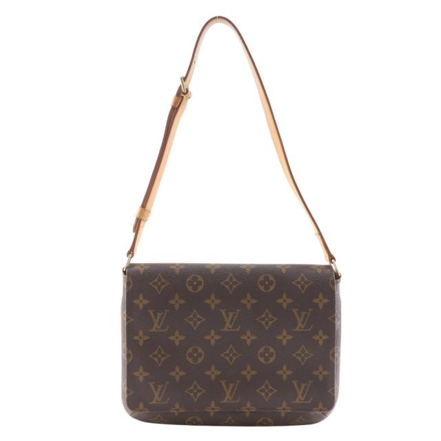 LOUIS VUITTON ルイ・ヴィトン ミュゼットタンゴ M51388 モノグラム帆布 茶