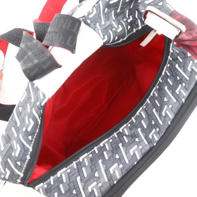Christian Louboutin クリスチャンルブタン バックパック CLロゴ ナイロン 赤/黒_5