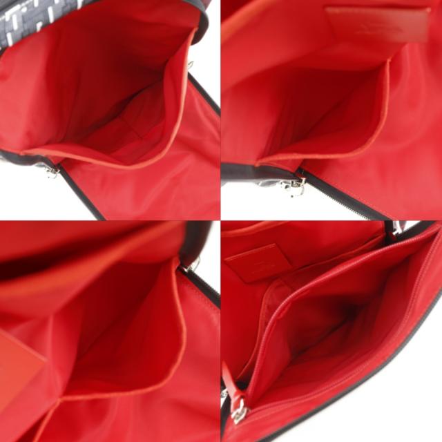 Christian Louboutin クリスチャンルブタン バックパック CLロゴ ナイロン 赤/黒_8