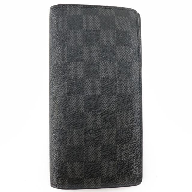 LOUIS VUITTON ルイ・ヴィトン ポルトフォイユブラザ N62665 ダミエグラフィットキャンバス 黒