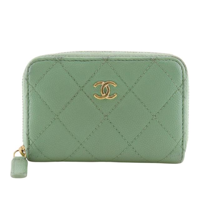 CHANEL シャネル マトラッセ ジップコインパース ジップコインパース AP0216 キャビアスキン