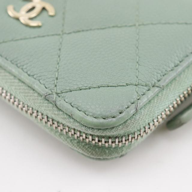 CHANEL シャネル マトラッセ ジップコインパース ジップコインパース AP0216 キャビアスキン_6