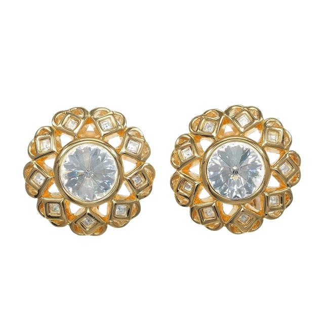 NINA RICCI ニナリッチ 金メッキ イヤリング 18.8g レディース 【中古】