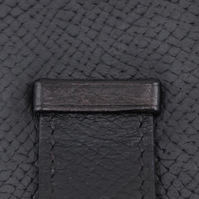HERMES エルメス ベアンスフレ ヴォーエプソン 黒/シルバー金具 長財布 ユニセックス_8