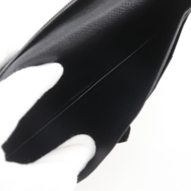 HERMES エルメス ベアンスフレ ヴォーエプソン 黒/シルバー金具 長財布 ユニセックス_5