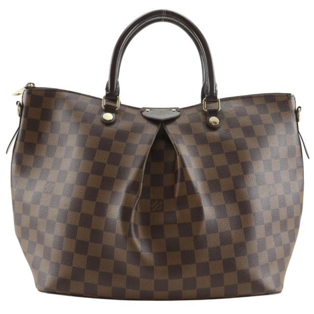 LOUIS VUITTON ルイ・ヴィトン シエナGM N41547 ダミエキャンバス 茶 ハンドバッグ