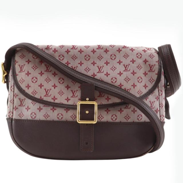 LOUIS VUITTON ルイ・ヴィトン ベランジェール M92171 モノグラムミニキャンバス チェリー 赤
