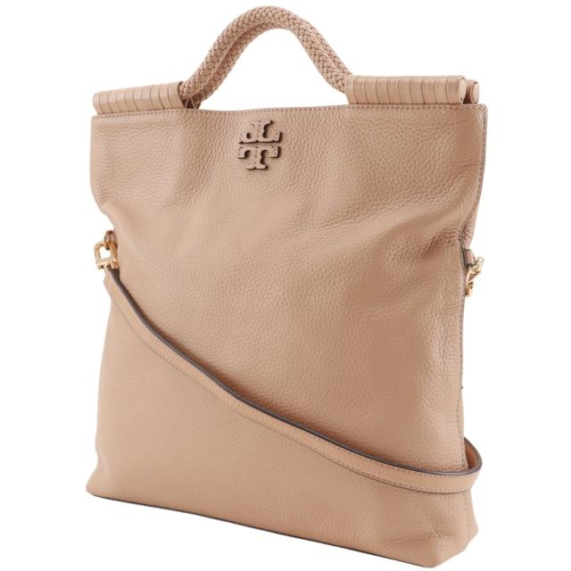 Tory Burch トリーバーチ 2WAYショルダー トートバッグ レザー ベージュ ハンドバッグ_1