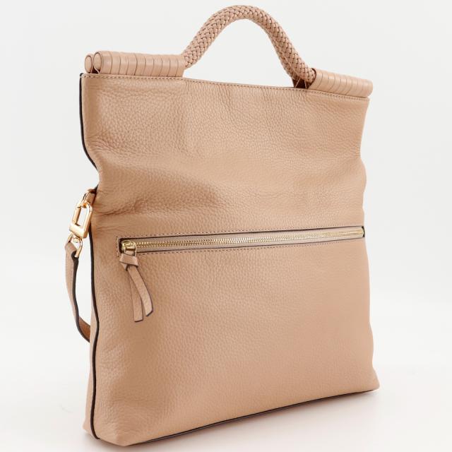 Tory Burch トリーバーチ 2WAYショルダー トートバッグ レザー ベージュ ハンドバッグ_2