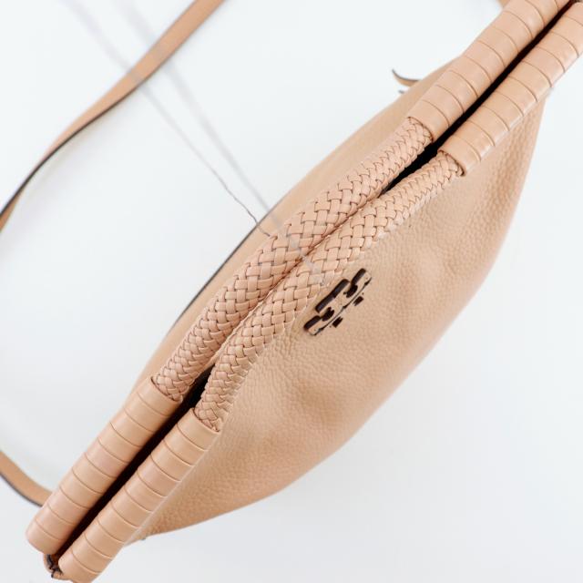 Tory Burch トリーバーチ 2WAYショルダー トートバッグ レザー ベージュ ハンドバッグ_4