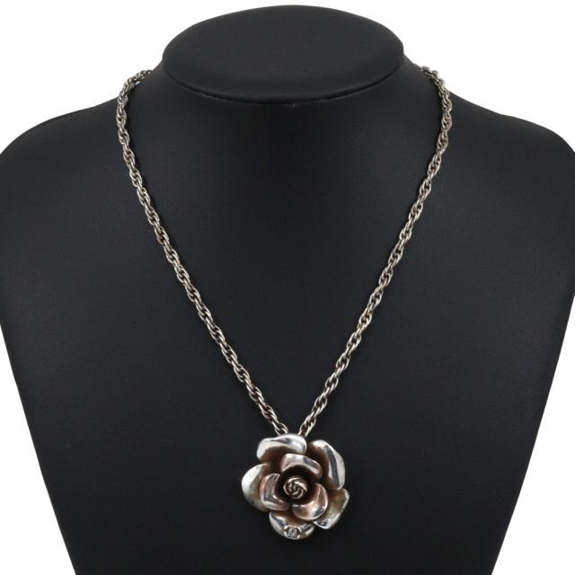 CHANEL シャネル カメリア ココマーク 金メッキ ネックレス 29.2g レディース 【中古】_1